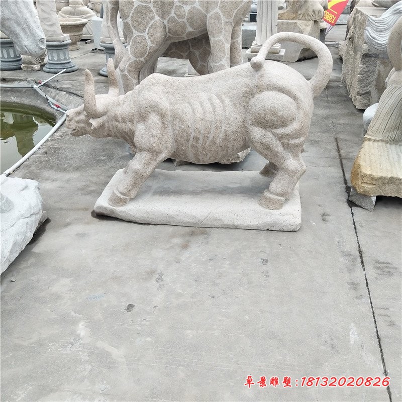 开荒牛雕塑公园动物石雕