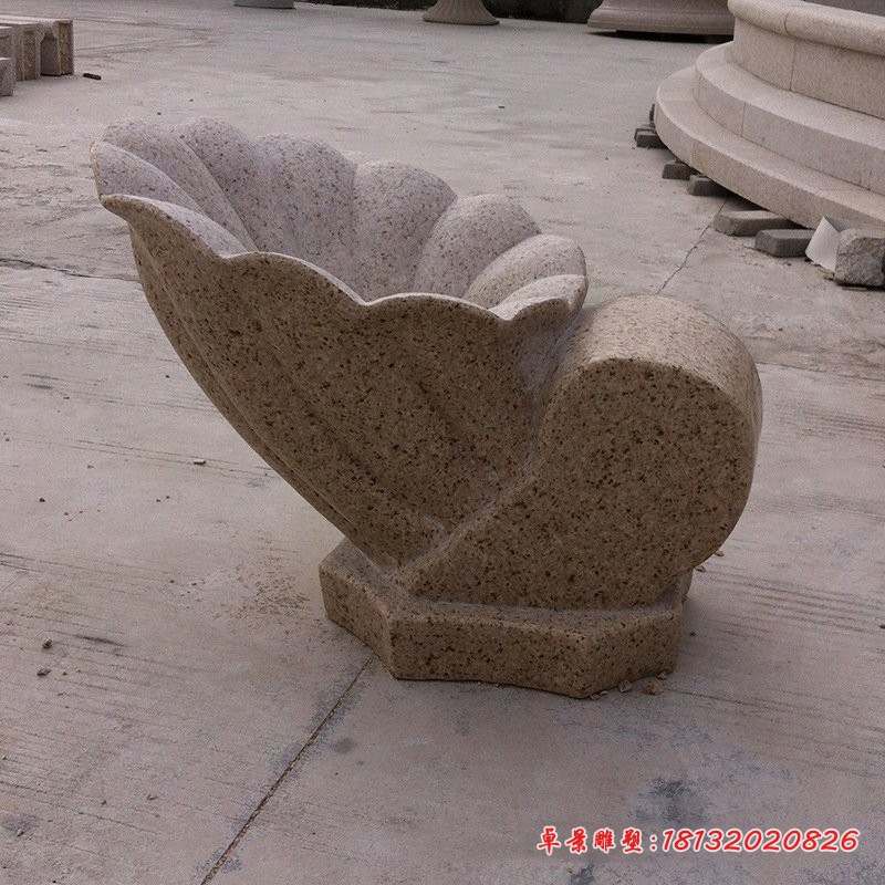 公园水景海螺石雕