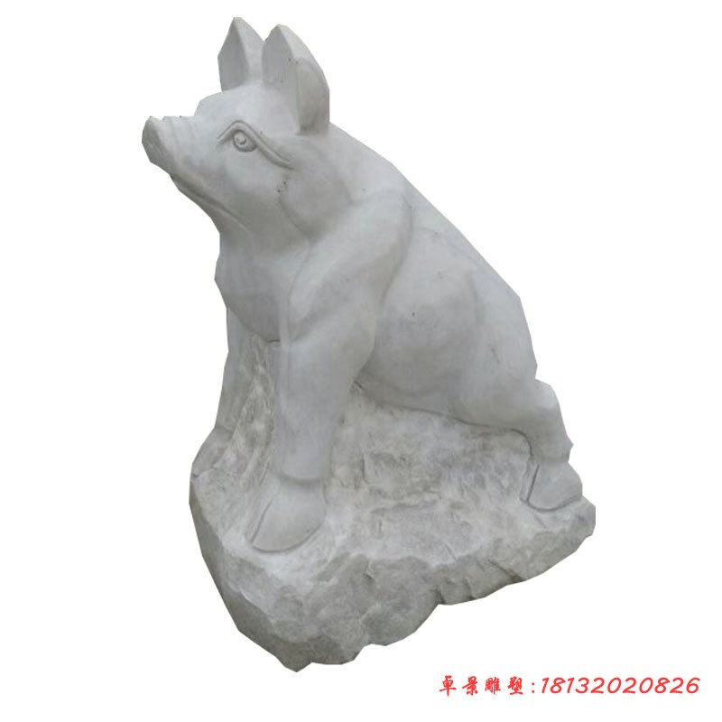 大理石公园12生肖石雕 (2)