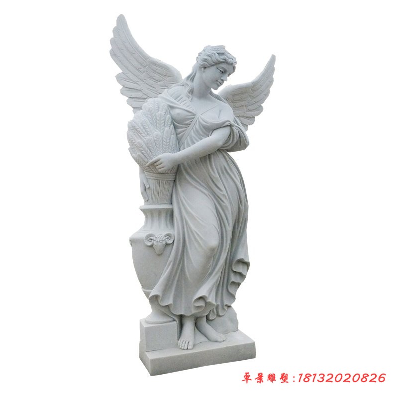 汉白玉西方四季神石雕 (3)