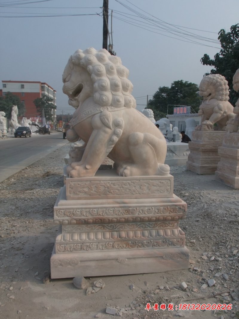 石雕北京狮子石狮子雕塑