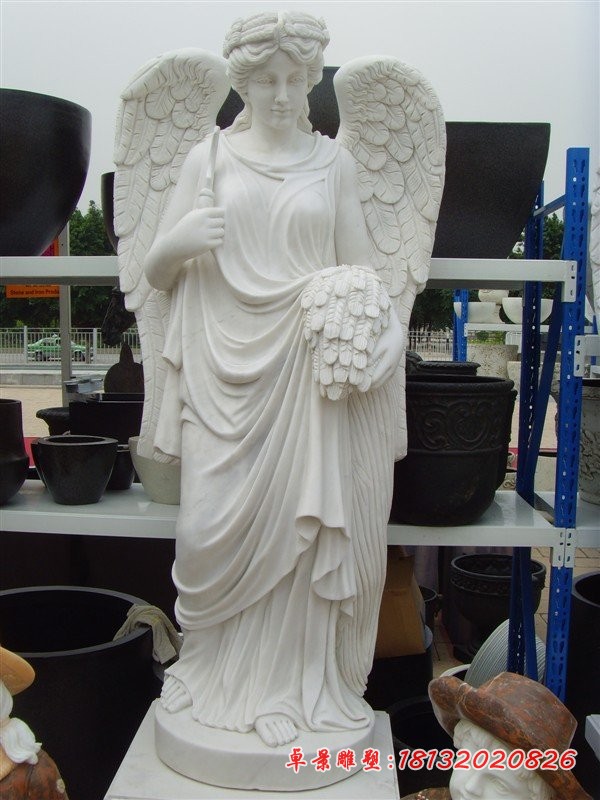 四季神石雕汉白玉西方人物