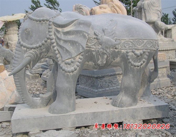 泰国大象雕塑大象动物石雕