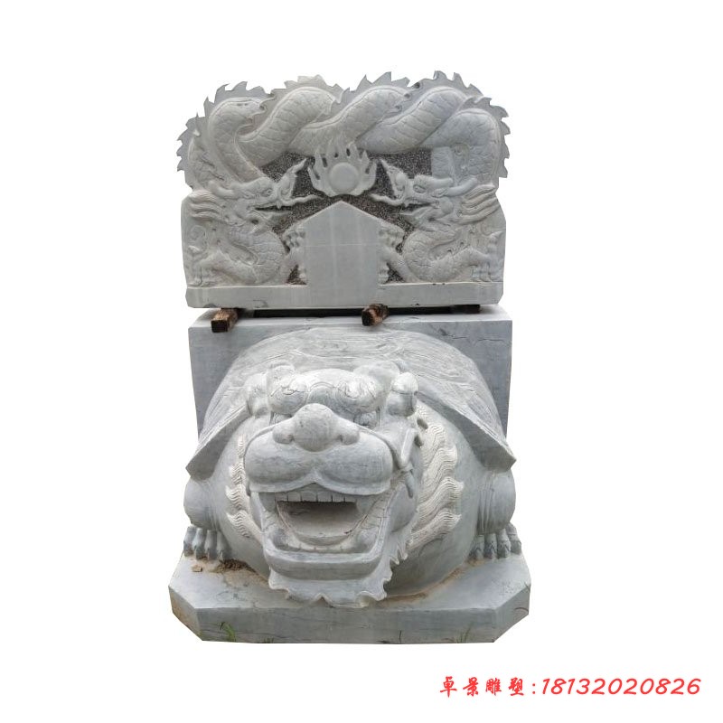 驮碑龙龟石雕 (2)