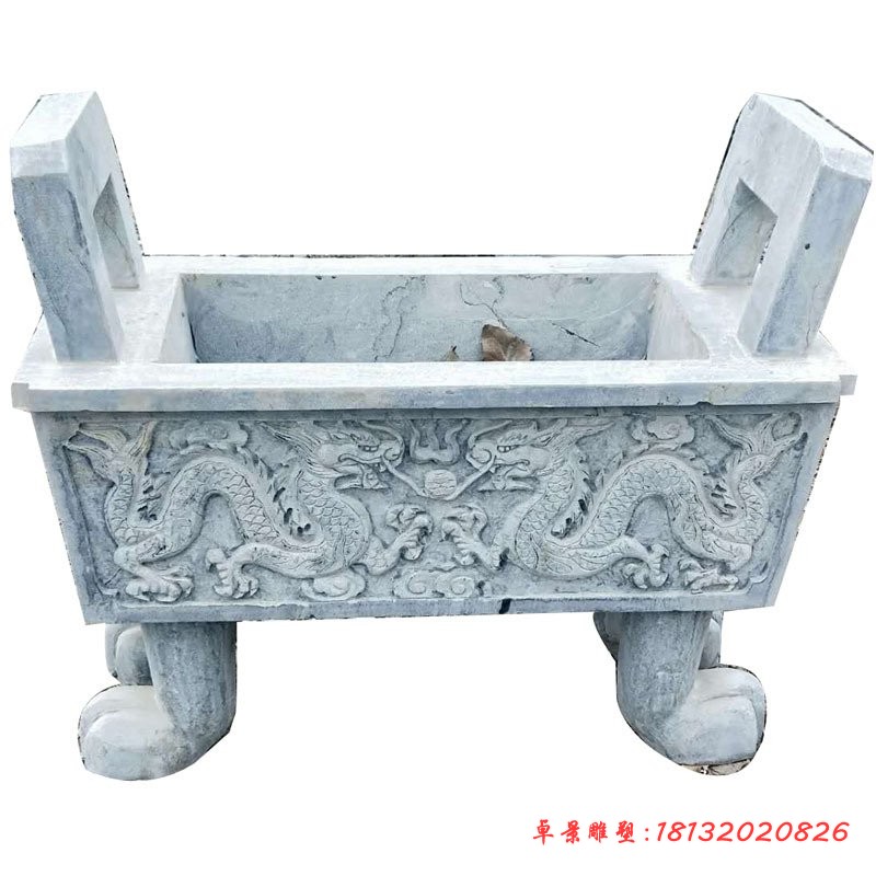 大理石香炉寺庙景观石雕 