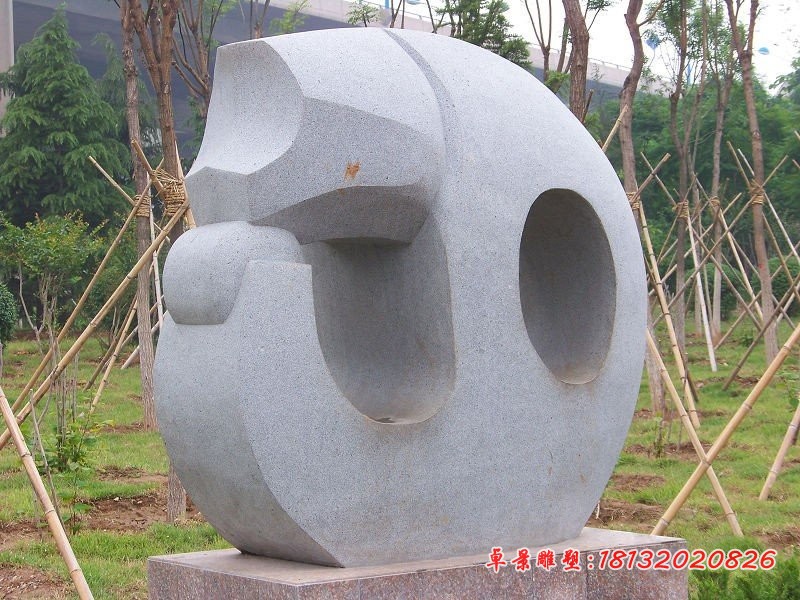 抽象十二生肖石雕 抽象动物石雕