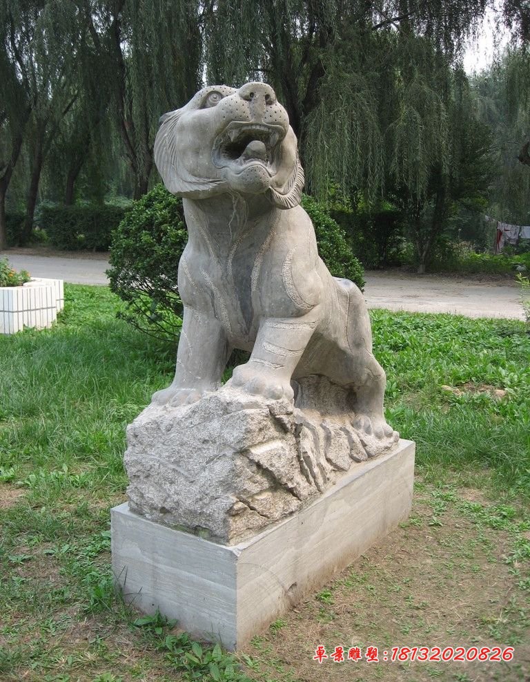 大理石十二生肖 公园动物石雕 