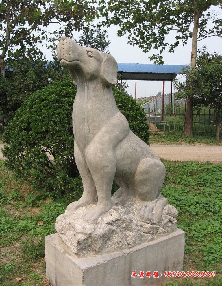 大理石十二生肖 公园动物石雕 