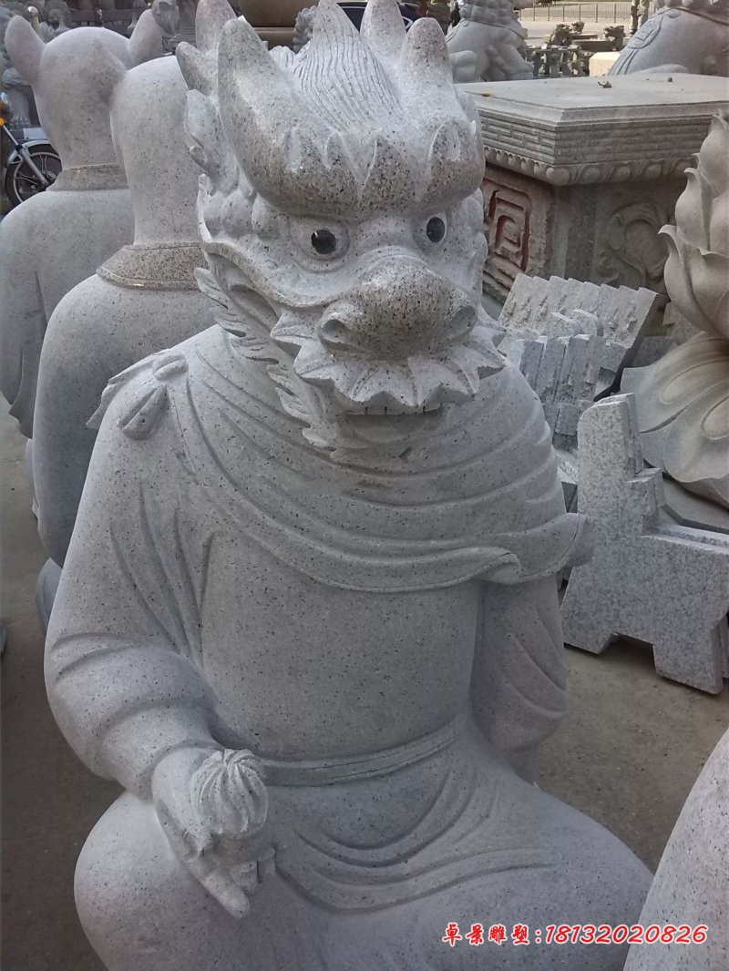 大理石十二生肖头像人物雕塑 公园景观石雕