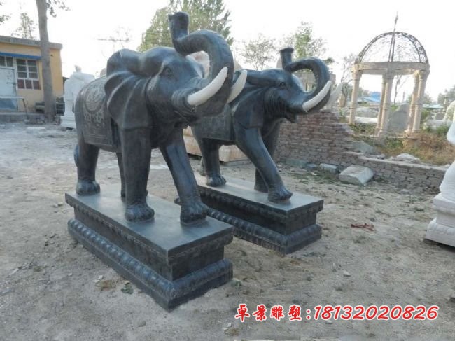 大象石雕 门口动物石雕