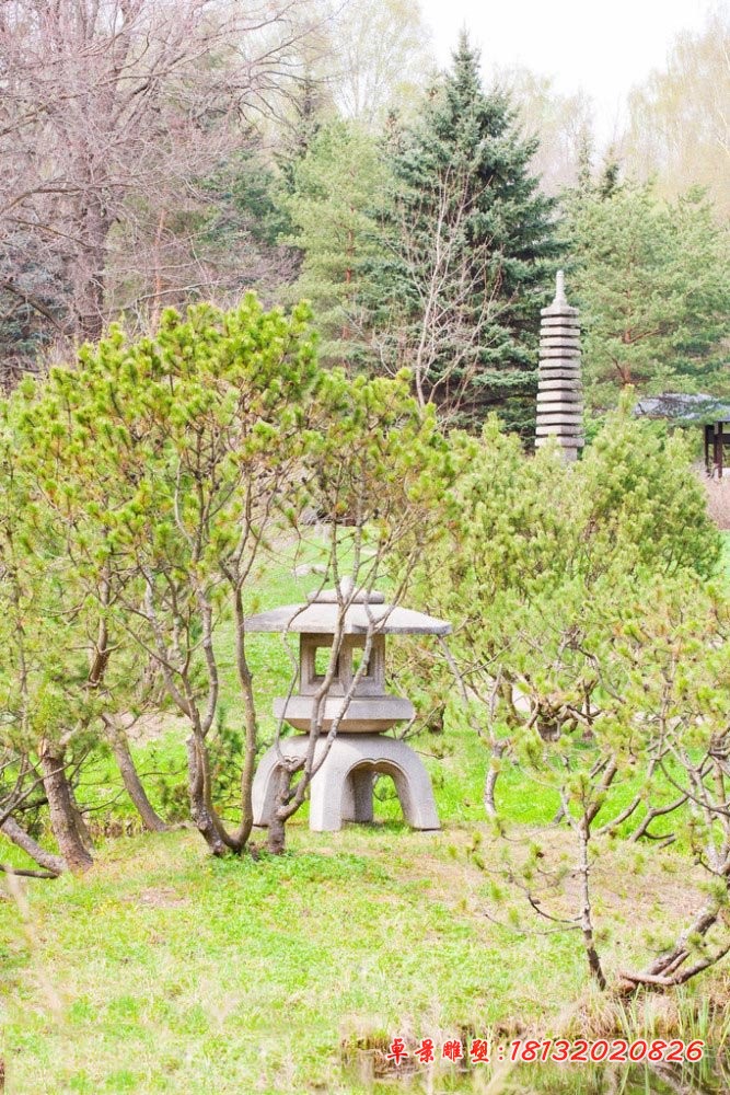 石雕灯 大理石宫灯