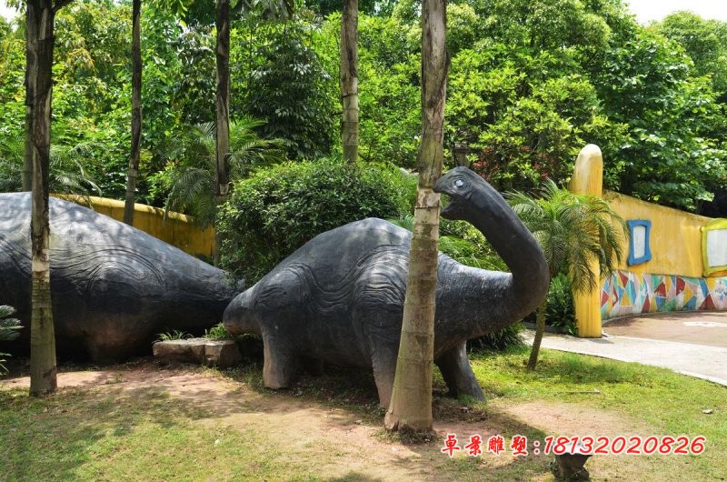 石雕恐龙 公园动物石雕