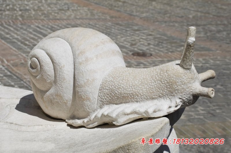 石雕蜗牛 动物石雕