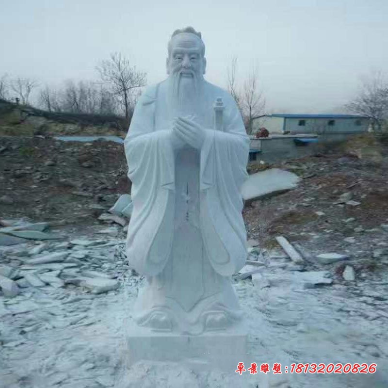 校园人物石雕先师孔子石雕