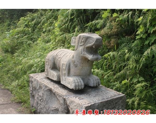 抽象老虎石雕 动物石雕