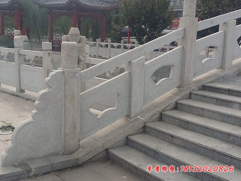 大理石台阶栏板 石雕栏板