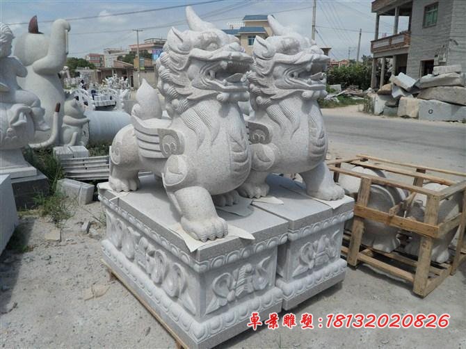 大理石招财貔貅 门口神兽石雕