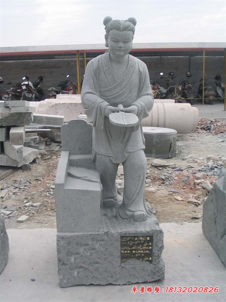 二十四孝人物石雕 大理石古代人物雕塑 