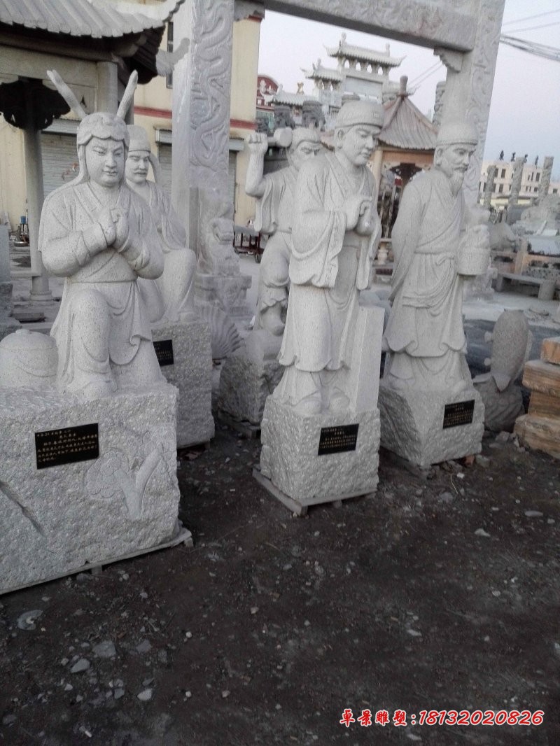 二十四孝人物石雕 古代石雕人物