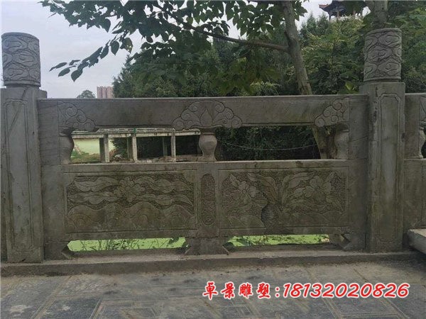 仿古栏板石雕 公园景观石雕