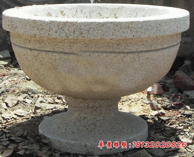 公园花盆石雕 园林景观石雕