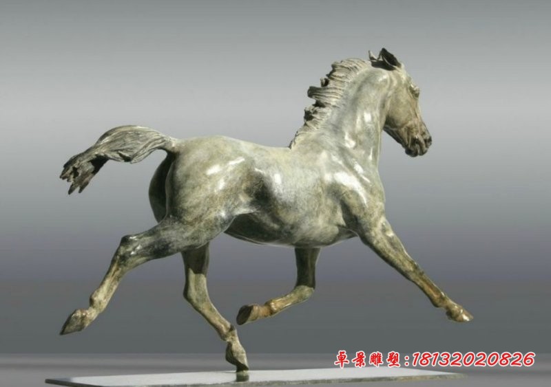 奔马石雕，公园景观石雕