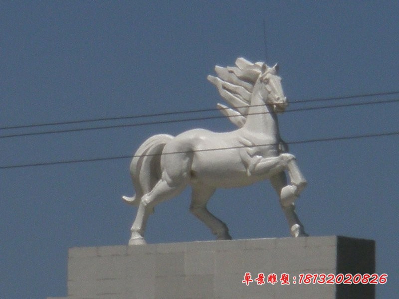 奔马石雕，广场景观石雕