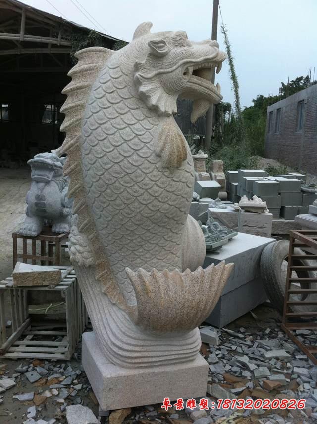 螭吻石雕，龙生九子石雕，古代神兽石雕