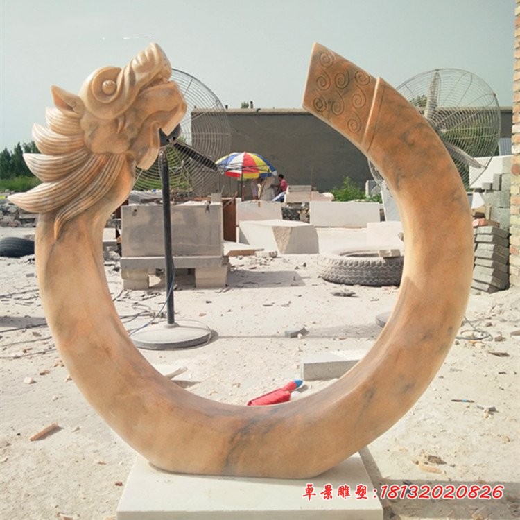 抽象龙石雕古代神兽石雕