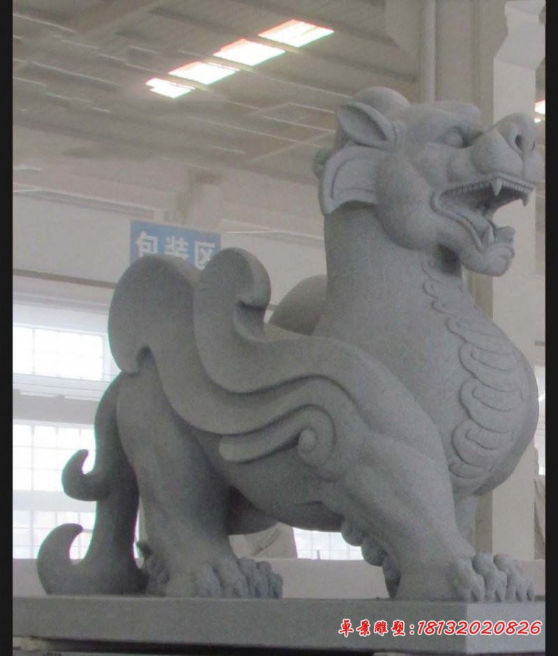 大理石貔貅古代神兽石雕