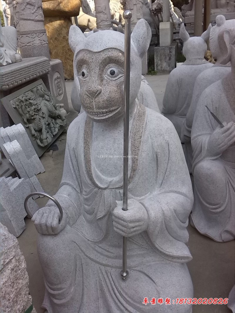 大理石十二生肖雕塑，公园景观石雕 