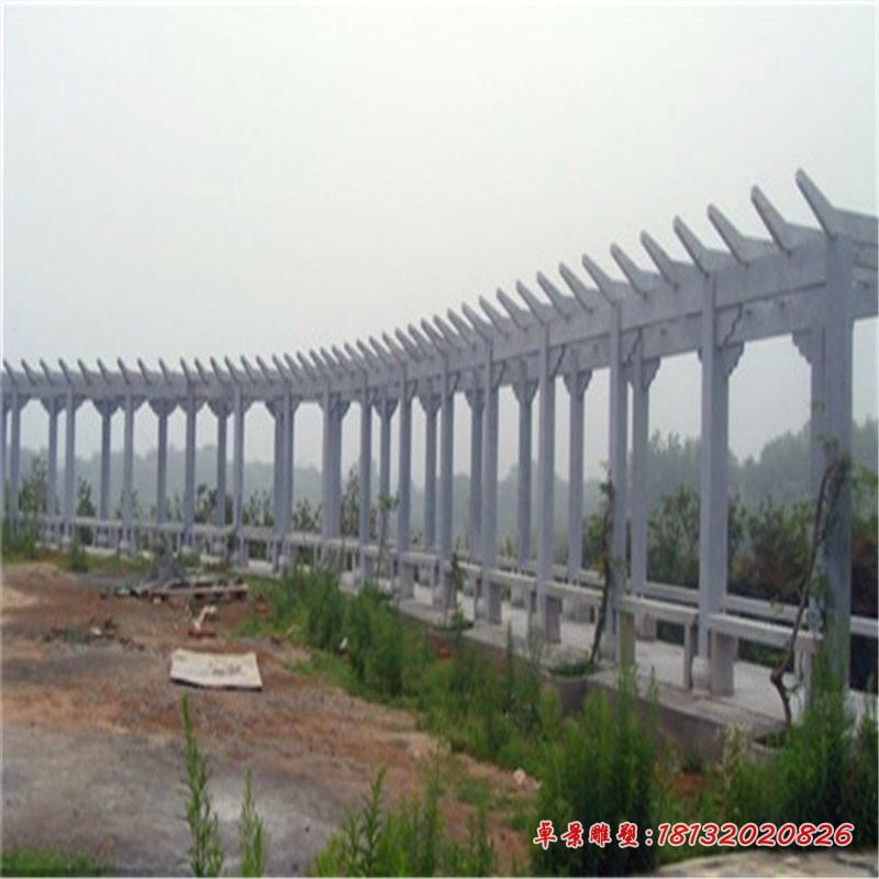 大理石长廊雕塑，公园景观石雕