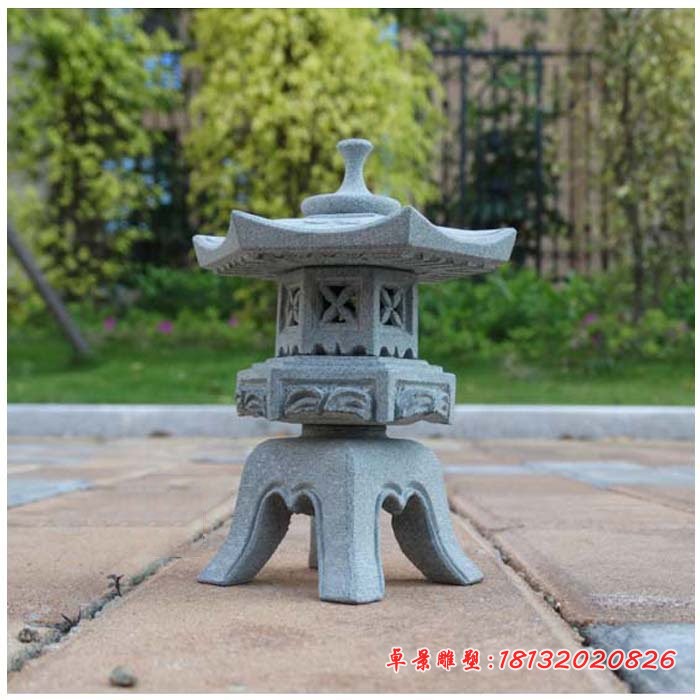 仿古石雕灯，庭院石雕宫灯