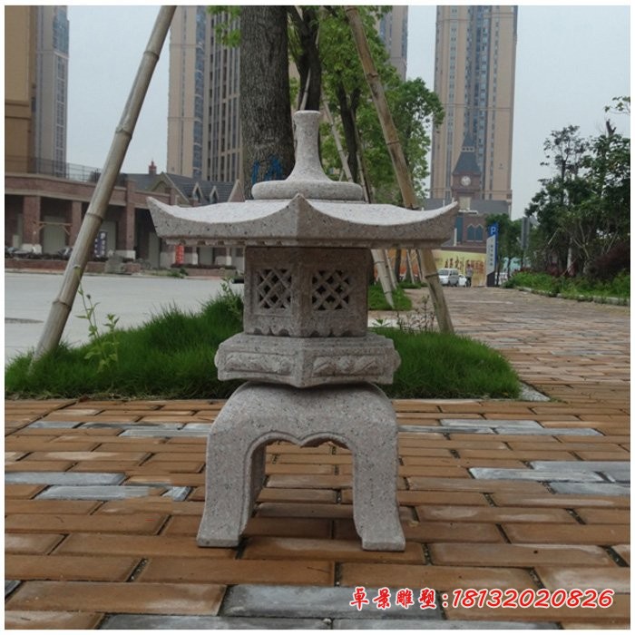 仿古石雕灯，庭院石雕宫灯