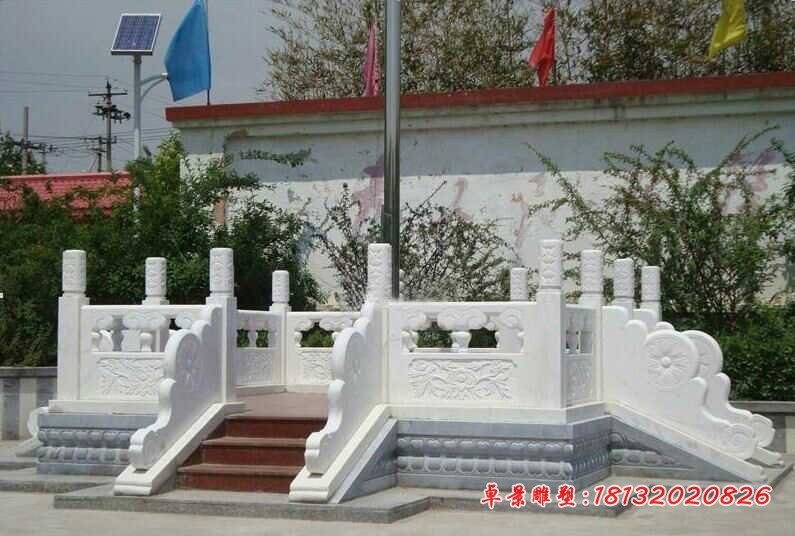 汉白玉升旗台，校园国旗台石雕