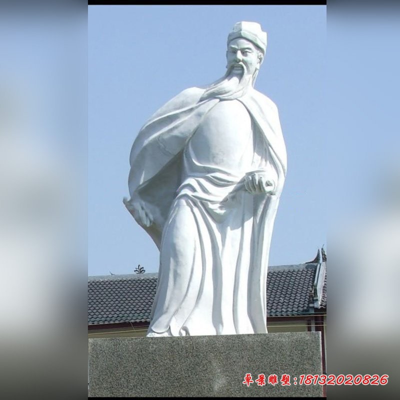 汉白玉苏轼石雕 校园古代人物石雕