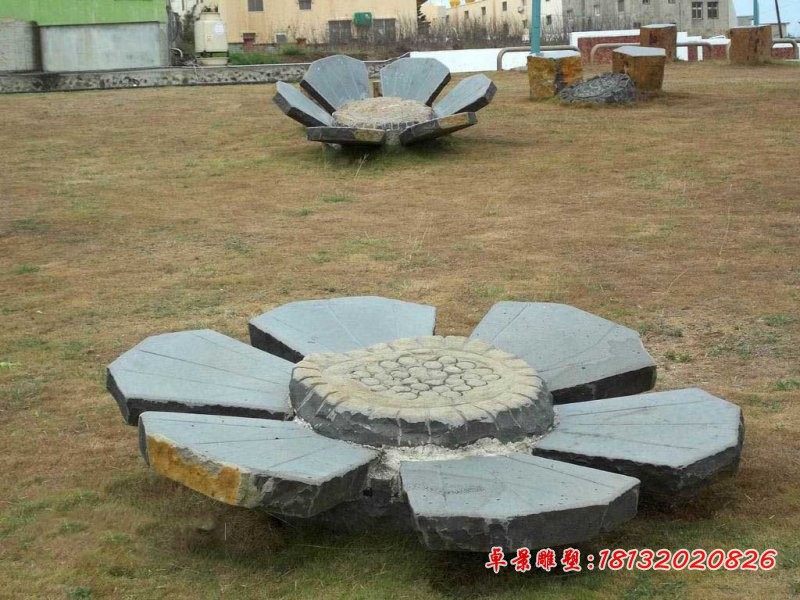 花朵石雕，园林景观石雕