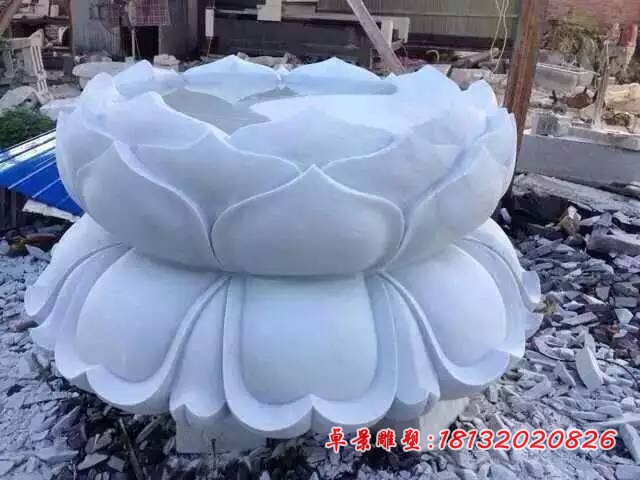 莲花座石雕 寺庙景观石雕 