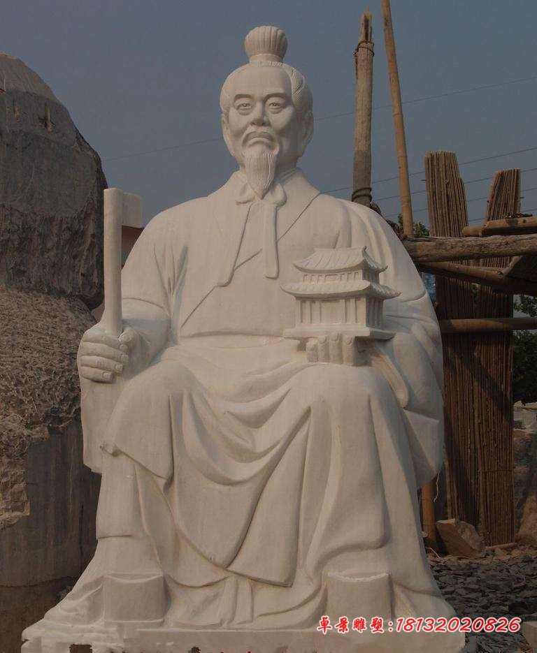 鲁班石雕 古代名人石雕