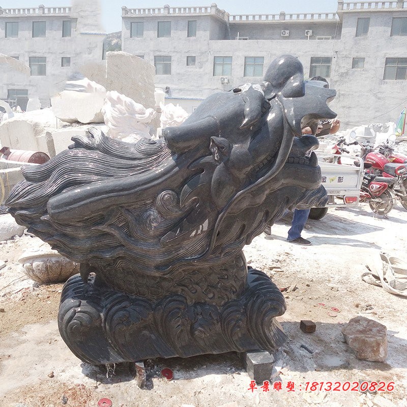 喷水龙头石雕公园景观石雕 (2)