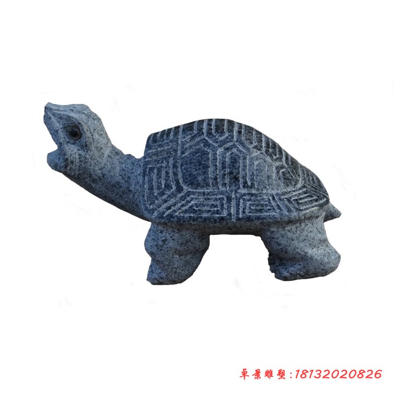 喷水招财乌龟石雕，庭院水景石雕 (3)