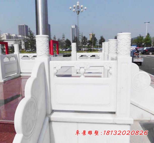 升旗台石雕 汉白玉广场升旗台 