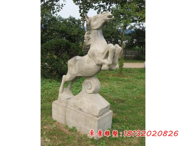 十二生肖动物石雕园林景观石雕 (4)