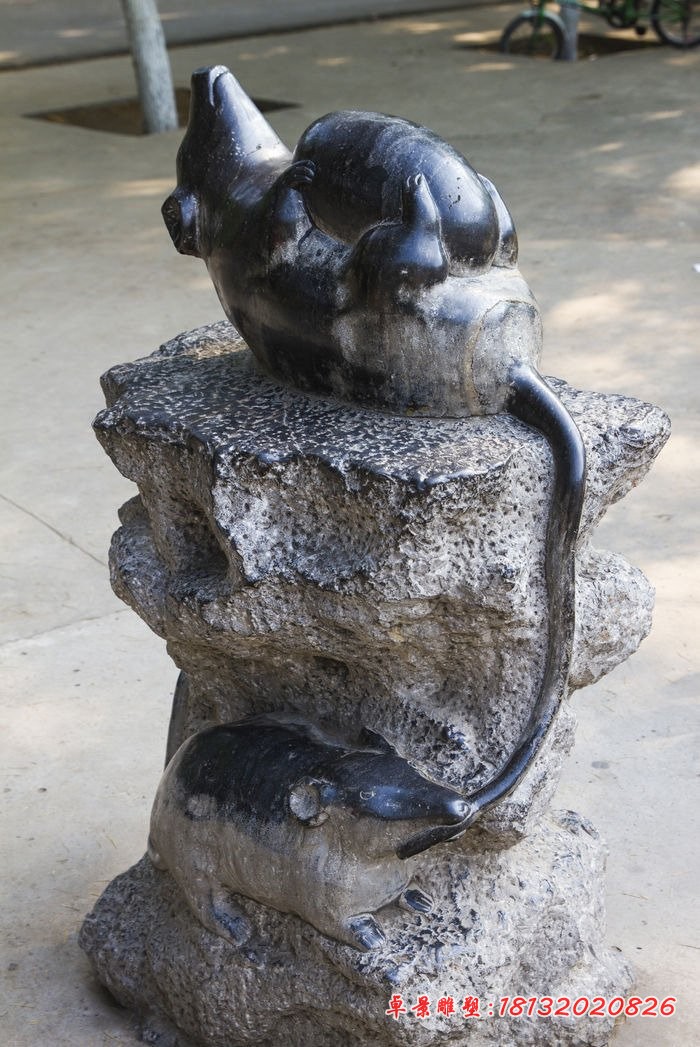 十二生肖石雕，动物石雕