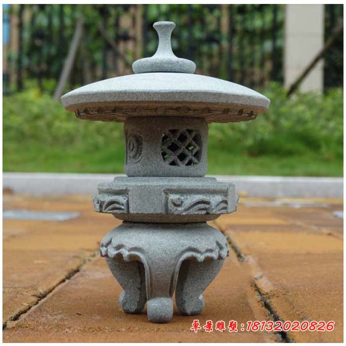 石雕宫灯，大理石灯