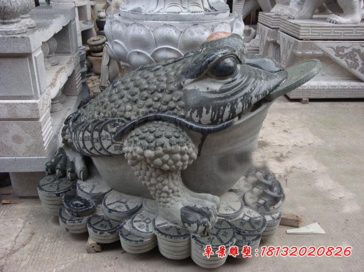 石雕金蟾招财金蟾石雕