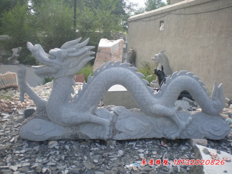 石雕龙，古代神兽石雕