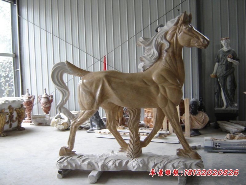 石雕马，动物石雕
