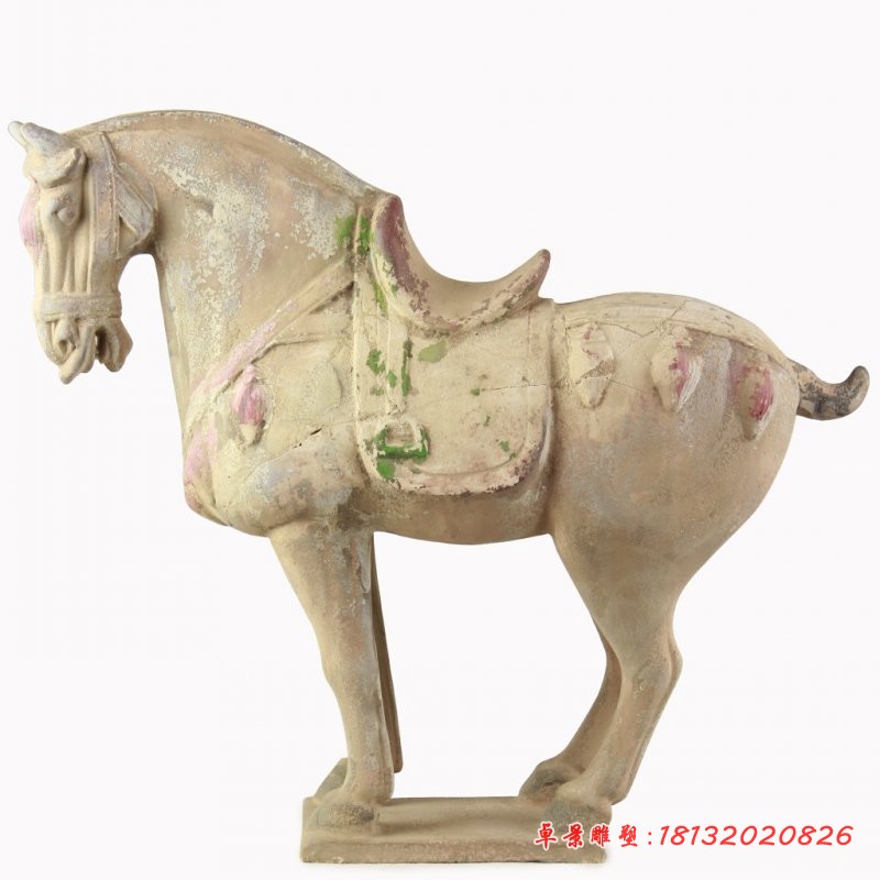 石雕马，公园动物石雕