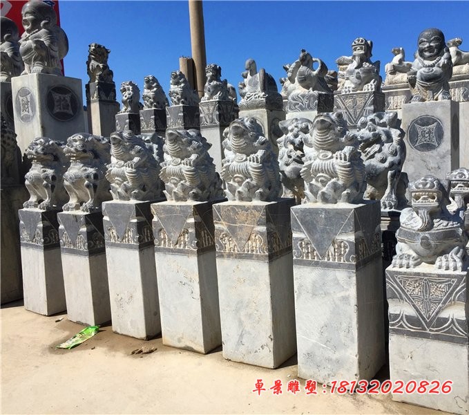 拴马柱石雕仿古拴马柱